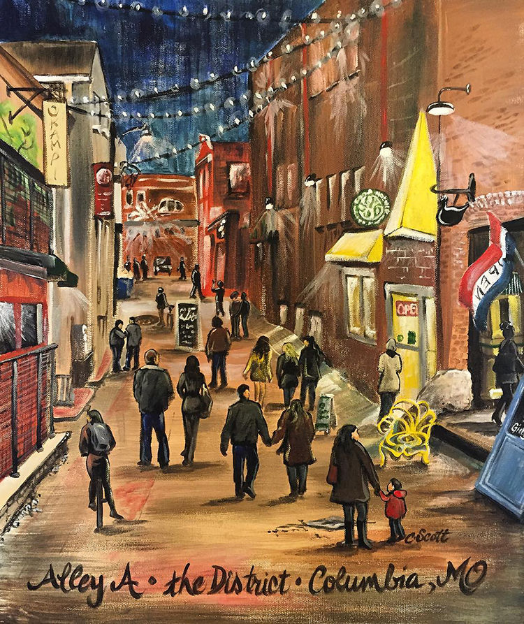 Alley painting